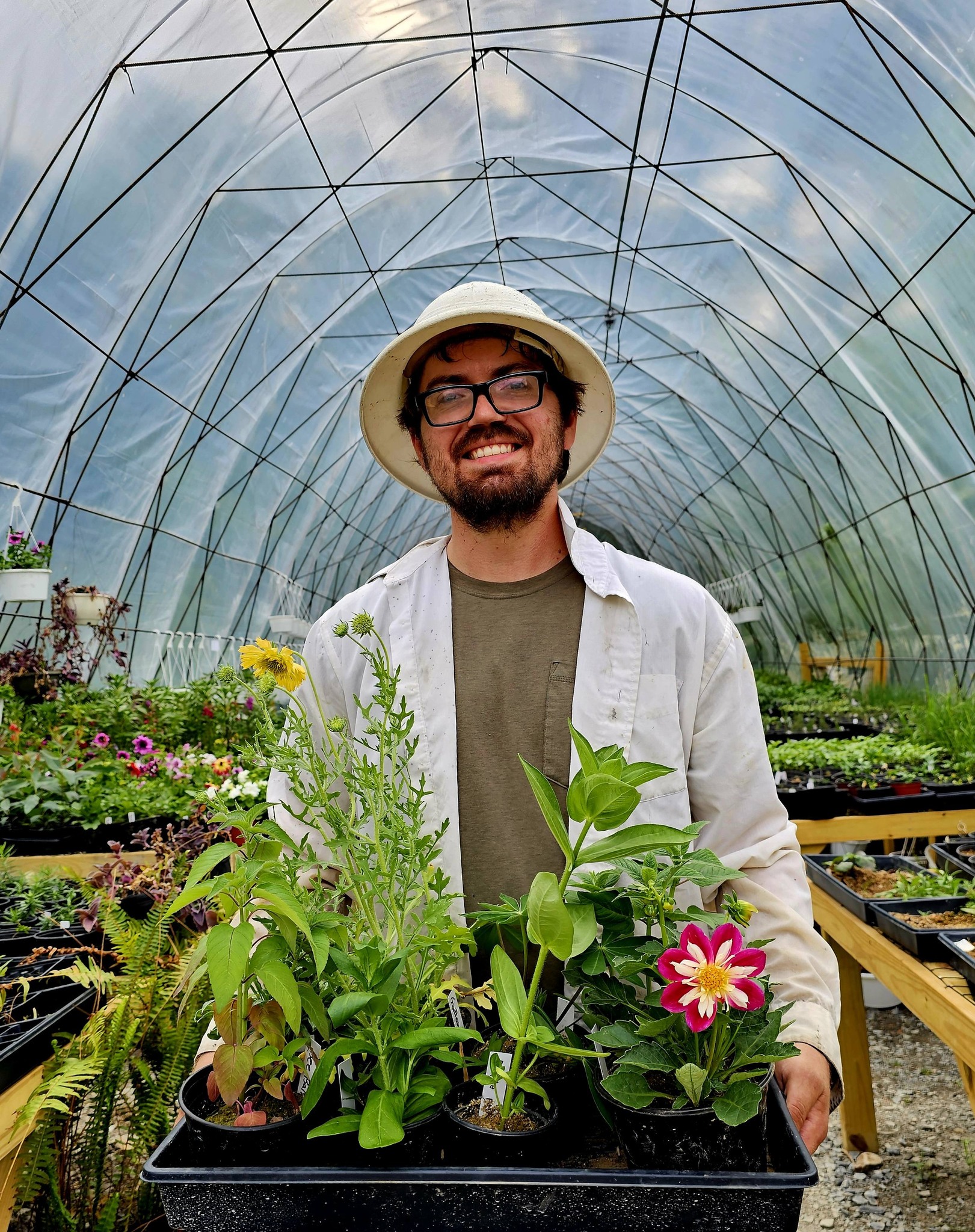 View of Mikulcik's Nursery 18-acre botanical garden with diverse climate-adapted plants
